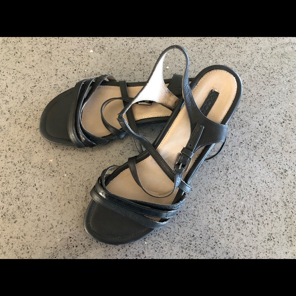 Ecco leather strap sandals